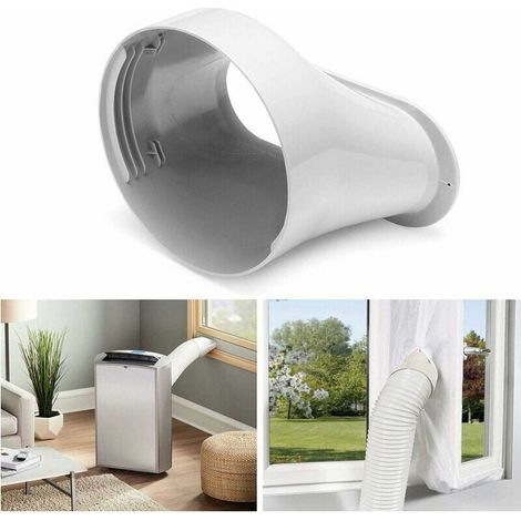 Lan Klimaanlagen-fensterschlauchadapter, Flachlüftungsanschluss 15 Cm, T-audace Fensteradapterplatte, Rohrverbinder, Fensterschiebe-kit, Adapterschlauch Für Tragbare Klimaanlagen