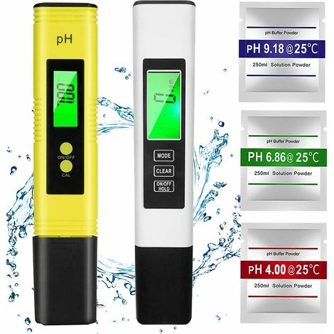 Lan Ph-meter, Tds- Und Ec-temperaturmesser, 4-in-1-wasserqualitätstester Mit Lcd-bildschirm, Automatischer Kalibrierungstest Für Schwimmbäder, Aquarien Und Lebensmittel