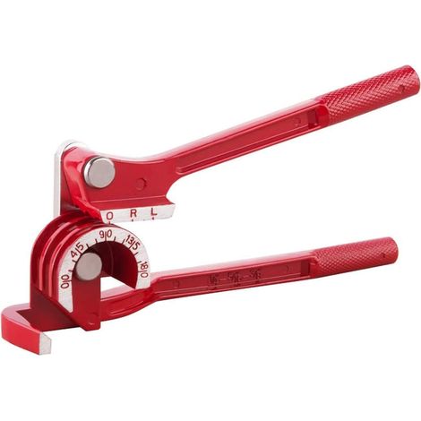 Lan 180°-rohrbieger Für 1/4", 5/16" Und 3/8" Rohre Aus Kupfer, Aluminium Und Dünnem Edelstahl, Silber Und Rot