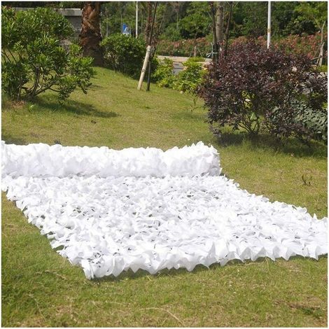 Lan Sonnenschutznetz Für Garten, Tarnnetz, Schattierungsnetz, Sonnensegel, Plane, Isolierzelt Für Gewächshäuser, Doppellagig, Weiß, 3 X 5 M