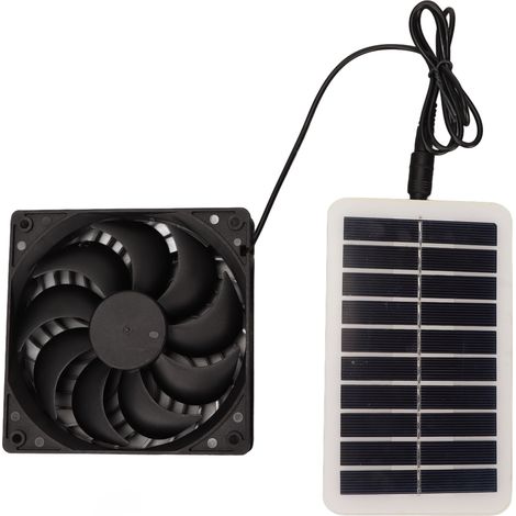 Lan Solarbetriebener Abluftventilator, 15-w-solarpanel-ventilator Für Gewächshaus, Haustierhaus