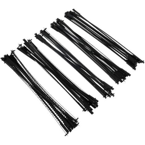Lan-packung Mit 60 Dekupiersägeblättern (133 Mm), Mit 10, 15, 18, 21 Und 24 Zähnen Pro Zoll. Langlebige Blätter Aus Kohlenstoffstahl, Ideal Zum Schneiden Von Holz, Kunststoff Und Metall.