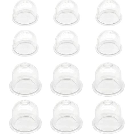 Lan Kraftstoffpumpe Mit Weißer Primerbirne (6 Stück, 19 Mm / 6 Stück, 22 Mm) Für Vergaser, Ölbecher, Zündkappe Und Kraftstoffpumpe Für Rasenmäher, Freischneider, Benzinsägen Und Kettensägen