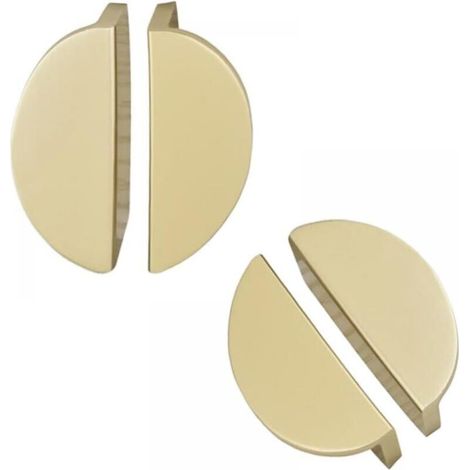 Lan Möbelknöpfe In Gold, Halbmond-schubladengriff, Schubladengriffe In Gebürstetem Gold, Küchengriffe Aus Metall, Möbelgriffe Aus Goldmetall, Küchentürknauf