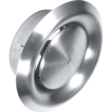 Lan 125mm Edelstahl-lüftungsgitter, Verstellbare Luftöffnung, Geeignet Für Frischluftsysteme Wie Z. B. Zentrale Klimaanlagen (silber)
