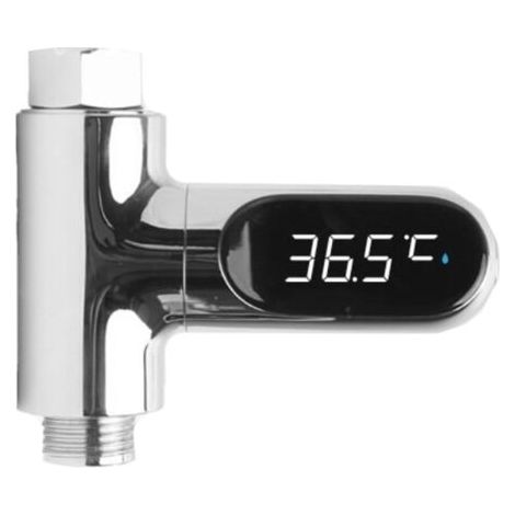 Lan Led Digitales Duschthermometer, Digitaler Duschtemperaturmonitor, Standalone Smart Netzteil Für Handbrausen (zweite Generation)