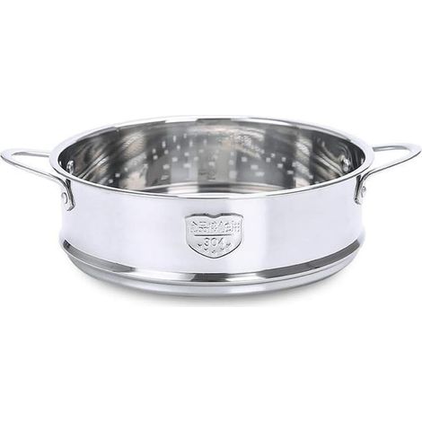 Gemüsedämpfereinsatz, Edelstahl-dampfkorb, Dampfeinsatz, 20 Cm Innendurchmesser, Aus Lebensmittelechtem Edelstahl 304, Langlebig, Für Gesünderes Und Schnelleres Kochen