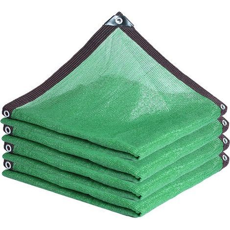 Lan Sonnensegel Grünes Schattierungsnetz, Rechteckiges Schattierungsnetz 75% Schattierungsnetz Sonnenschutz, Sonnenschutz Für Terrasse, Gewächshaus, Innenhof (3 M X 6 M)