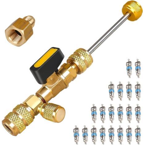 Lan Professional 1/4" Dual Size Sae Ventileinsatz-ausbau- Und Einbauwerkzeugsatz