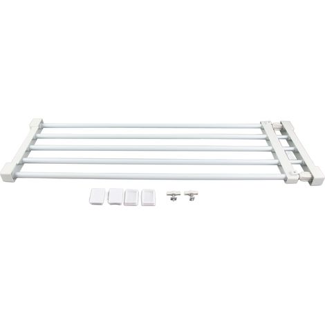 Lan Ausziehbares Kleiderschrankregal, Verstellbare Schrankteiler, Spanntrenner Für Kleiderschrank, Abstellraum, Badezimmer, Küche, Bibliothek (75 X 120 Cm)