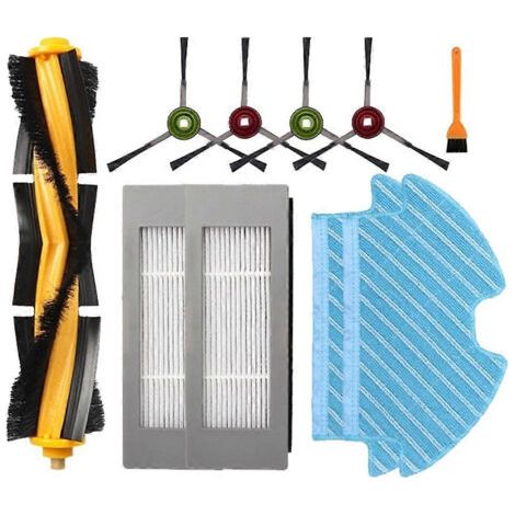 Lan Ersatzteile Für Ecovacs Debot Ozmo 900 905 Dn55 Saugroboter: Hauptseitenbürste, Hepa-filter Und Reinigungstücher.