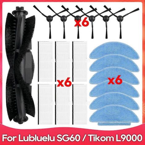 Lan Hepa-filz Für Die Hauptseitenbürste Der Saugroboter Lubluelu Sg60 / Sl60 / Sl60d / Sl61 / Tikom L9000