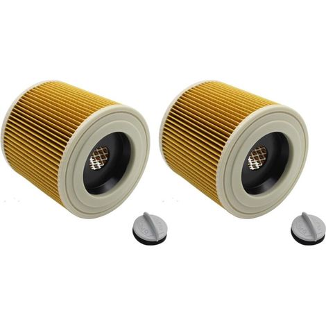 Lan 2-kartuschenfilter, Kompatibel Mit Kärcher Nass- Und Trockensaugern Der A-serie Wd Wd2 Wd3p A2004 Wd2200 Se4001 64145520