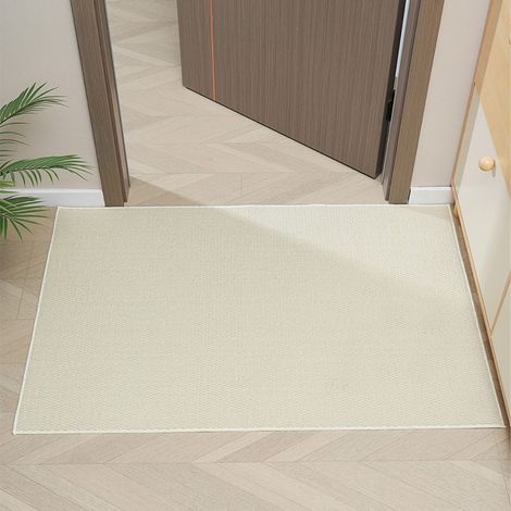Lan Off-white, 140 Cm X 60 Cm (pineapple Ring) Schlichte Eingangsmatte Mit Ananasmuster, Fleckenabweisend Und Leicht Zu Reinigen, Ideal Für Den Heimgebrauch.