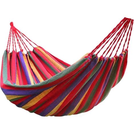 Tragbare Hängematte Von Lan Mit Tragetasche, 260 X 80 Cm, Robust, Langlebig Und Einfach Aufzubauen, Für Garten, Strand, Camping Und Wandern