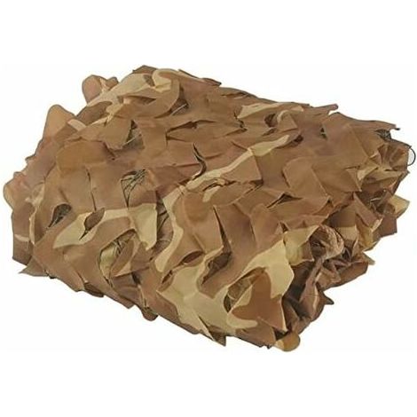 Lan Tarnnetz – Ideal Für Jagd, Schatten, Tarndekoration, Sonnenschirm, Terrassen-sonnenschutz, Sand, 4 X 5 M
