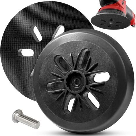 Lan 150mm Selbstklebende Schleifscheibe Für Exzenterschleifer, Kompatibel Mit Bosch Gex 150, Selbstklebende Scheibe Mit Schrauben (1 Stück)