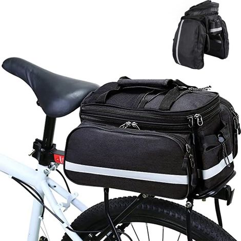 Lan Gepäckträgertaschen Für Fahrradsattel, Reißfest, Multifunktional, Mit Regenschutz