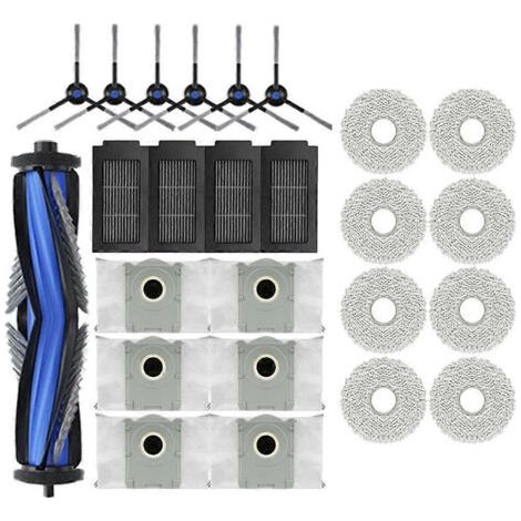 Lan Ersatzteile Für Den Ecovacs T50 Pro Omni / T50 Omni Saugroboter: Hauptbürste, Reinigungstücher, Hepa-filter, Staubbeutel