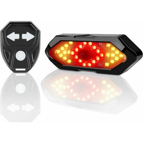 Lan-anhängerbeleuchtung Und -reflektoren, Fahrradblinker Und -rücklicht, Kabellose Fernbedienung, 5 Verschiedene Beleuchtungsmodi, Wiederaufladbar