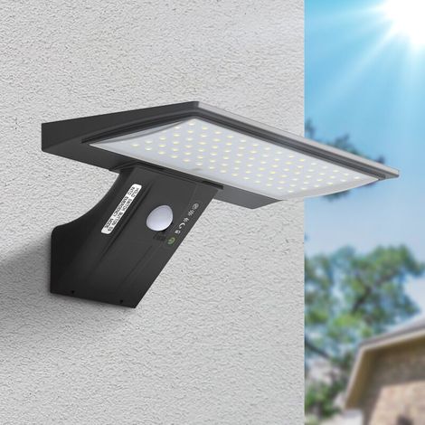Lan Solar-außenleuchte, 2600 Mah Bewegungsmelder, Wasserdicht, Kabellos, Sicherheitsleuchte, Wandleuchte Für Den Garten (batterie Austauschbar)