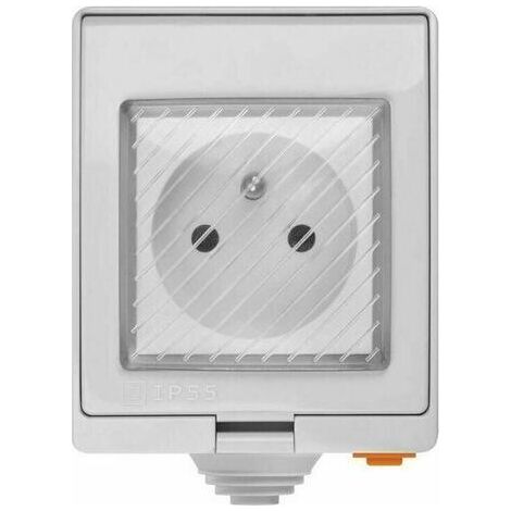 Lan S55 Tpe-fr 16a Smart-außensteckdose, Ip55 Wasserdicht, Wlan-fähig, Kompatibel Mit Android Und Ios, Fernbedienung, Sprachsteuerung, Timerfunktion