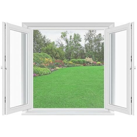 Fenster-moskitonetz 120 X 120 Cm – Selbstklebendes Insektenschutzgitter Ohne Bohren – Feinmaschig, Zuschneidbar – 2 Stück Für Standardfenster
