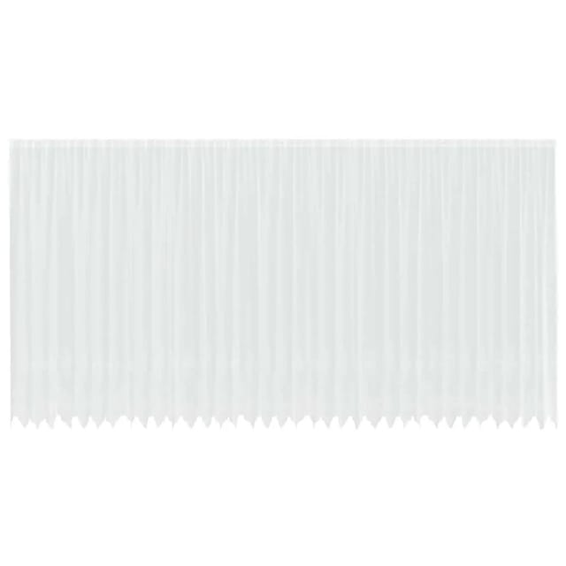vidaXL Spitzenvorhang mit Vorhängen Weiß 900x300cm Polyester 4107968