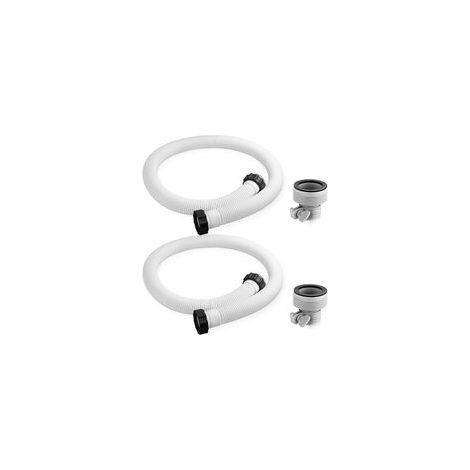 Lan Für Intex Schwimmbadschlauchadapter Ersatzschlauch Poolschlauch Filterpumpe Schlauchanschlüsse (2 Stück)