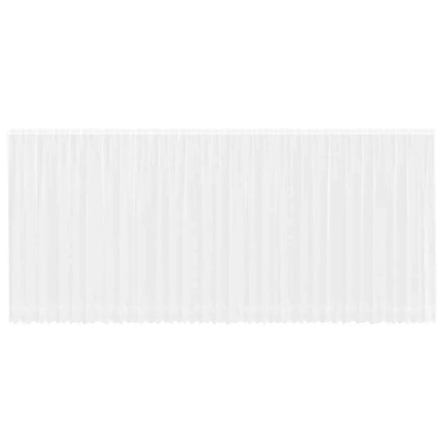 vidaXL Spitzenvorhang mit Vorhängen Weiß 900x220cm Polyester 4107846