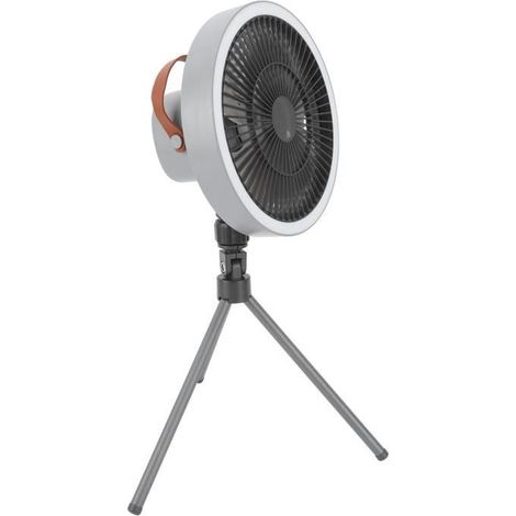 1 Wiederaufladbarer Stativventilator, Leichtes Abs-design, Hohe Windleistung, Ideal Für Camping Und Outdoor-aktivitäten