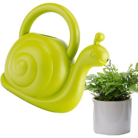 1 Kindergießkanne, Schneckenförmig, 1,5 L, Aus Kunststoff, Kleine Gießkanne Für Pflanzen Und Tiere, Für Spielerisches Gärtnern