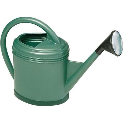 1 Luxus-gießkanne, Verstärkter Kunststoff, 12 L, Schwarze Rose Mit Metallgitter, Gartengrün, Für Präzises Gießen Von Pflanzen