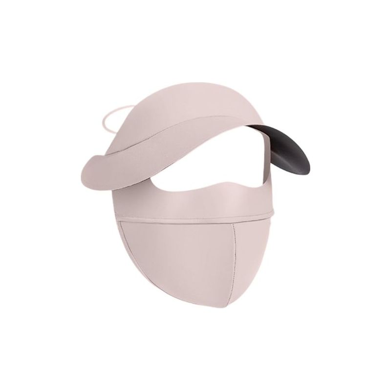 Sonnenschutzmaske Aus Eisseide – Kühlende Sommer-gesichtsmaske Mit Belüftungslöchern Und Verstellbaren Ohrschlaufen – Schnelltrocknend – Waschbar, Ideal Zum Laufen Und Radfahren