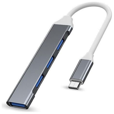 4-port-usb-c-hub, Usb-c-auf-usb-hub, Usb-c-splitter, Usb-c-auf-usb-3.0-hub-splitter, Kompatibel Mit Mac Pro, Ipad Pro, Chromebook, Pixelbook, Surface Pro, Samsung, Dell Xps, Imac