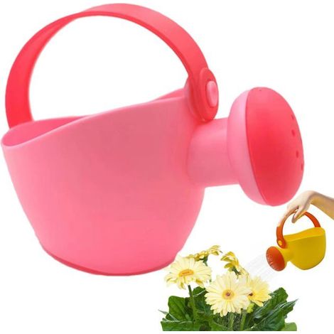 1 Kindergießkanne, Rosa, Ergonomisch, Für Den Garten, Als Lernspielzeug, Für Aktivitäten Im Freien Und Zum Baden