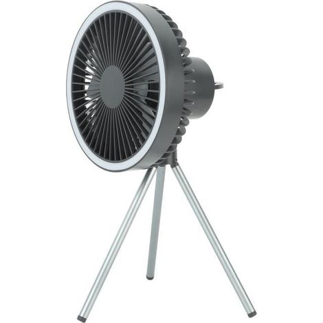 1 Tragbarer Ventilator, Verstellbares Stativ, Wiederaufladbarer 10000-mah-akku, 3 Geschwindigkeitsstufen, Für Camping Und Outdoor-aktivitäten