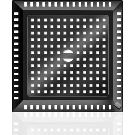 1 Stück Duschablauffilter, Edelstahl-duschfilter, Badewannen-haarfilter, Haarfänger Für Duschabläufe, Für Badezimmer, Küche Und Badewanne (12,2 X 12,2 Cm - Schwarz)