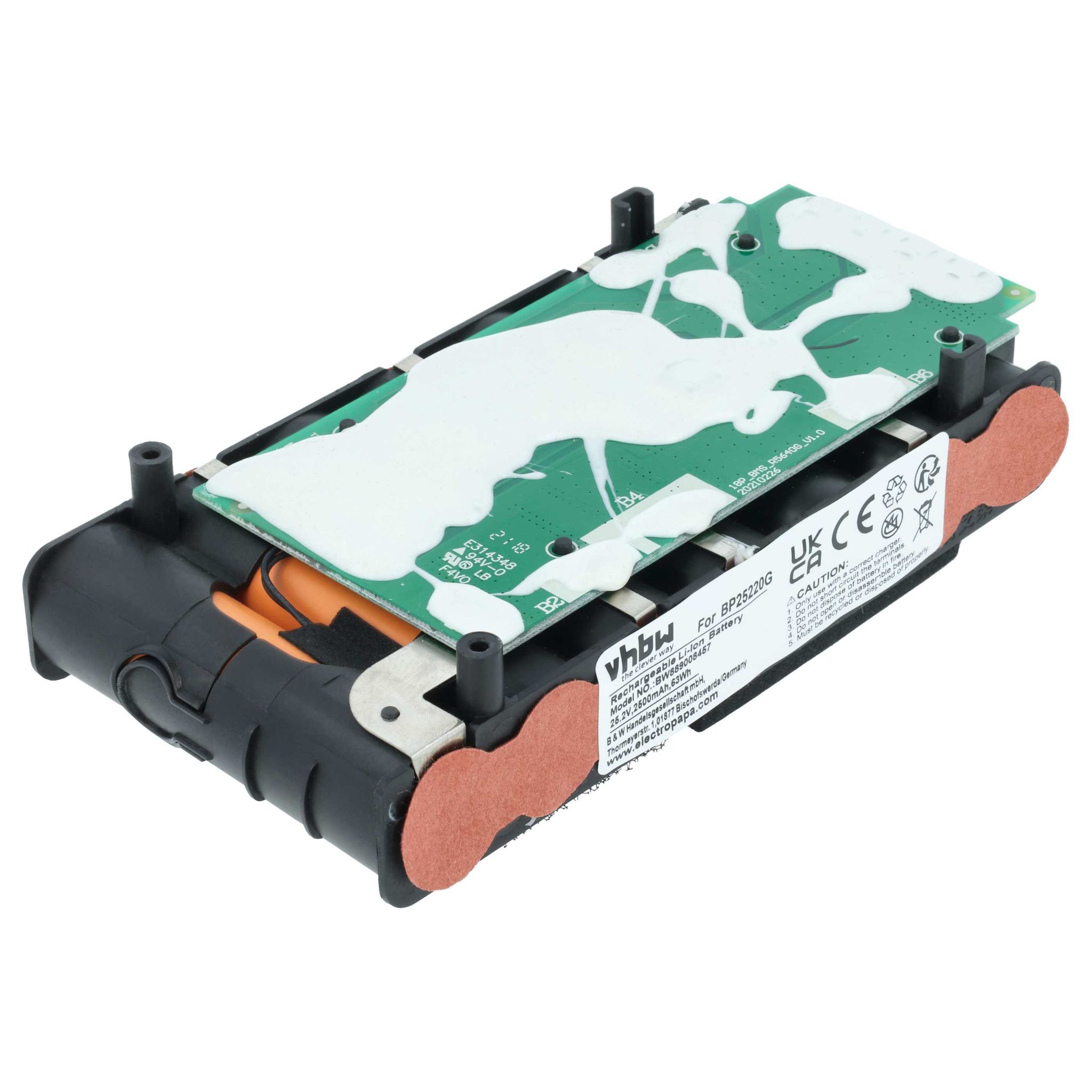 Vhbw Akku Kompatibel Mit Beko Arcelik Sd-3061 Staubsauger (2500 Mah, 25,2 V, Li-ion)