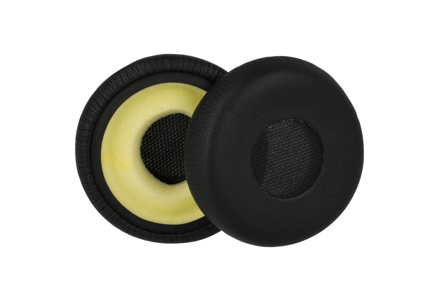 Vhbw 2x Ohrpolster Kompatibel Mit Jabra Evolve 30ii, 30, 20, 20se, 40, 65 Kopfhörer Headset, Schaumstoff / Kunststoff Gelb Schwarz Bild 3