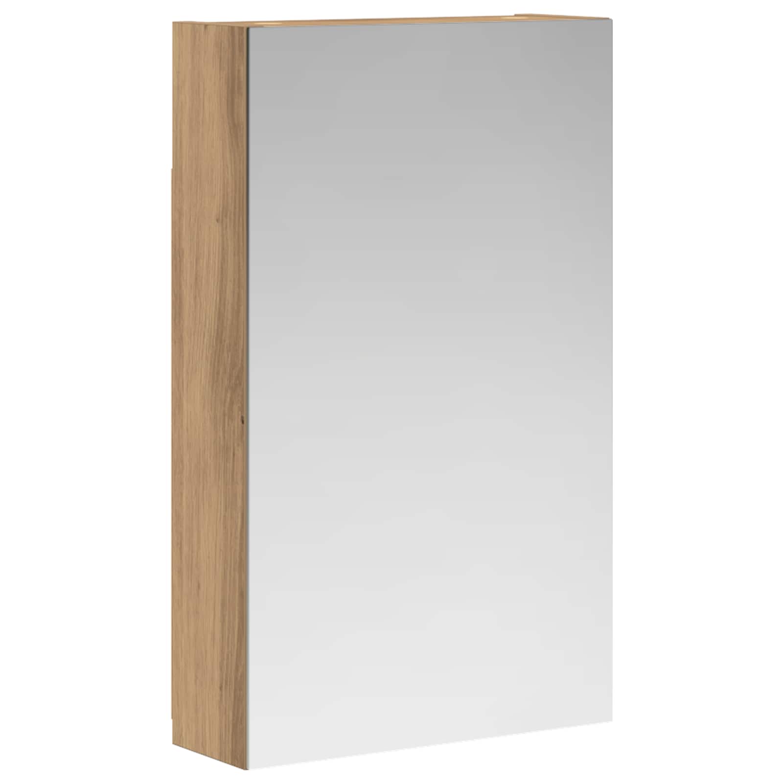 Badezimmerspiegelschrank Kunsthandwerk Eiche 30 X 10,5 X 50 Cm Vidaxl