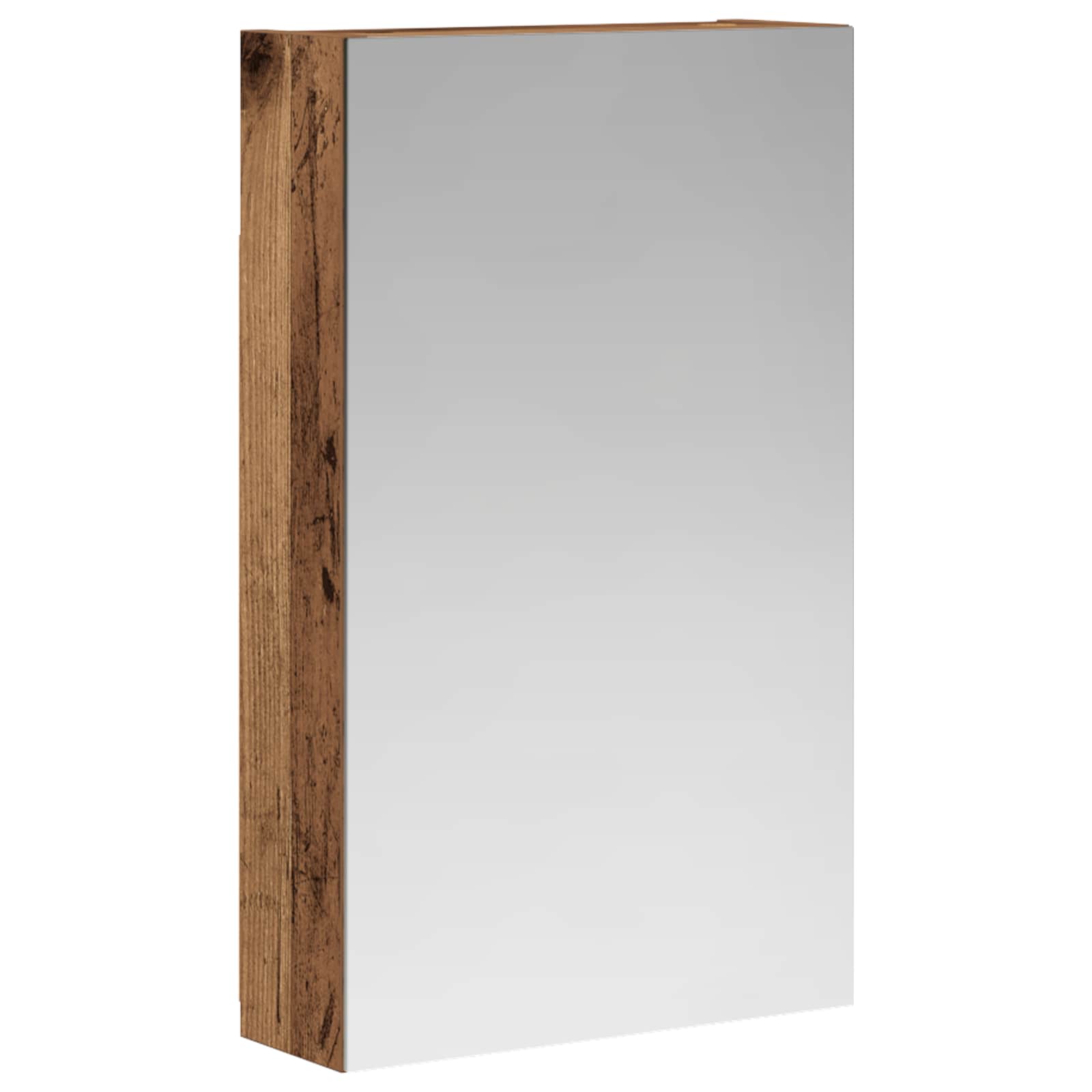 Vidaxl Bathroom Mirror Cabinet Old Wood 30 X 10.5 X 50 Cm