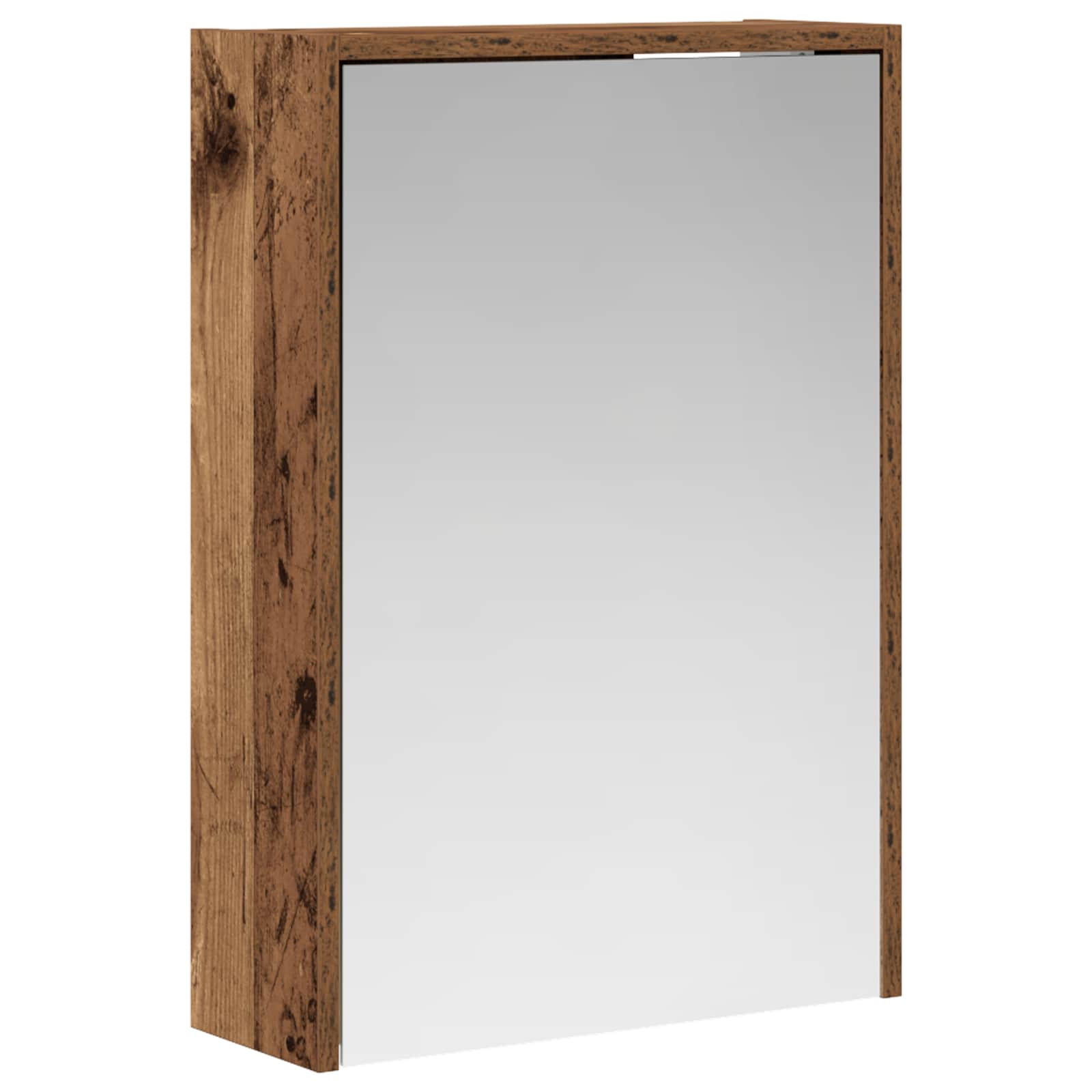 Vidaxl Bathroom Mirror Cabinet Old Wood 43 X 16 X 62.5 Cm