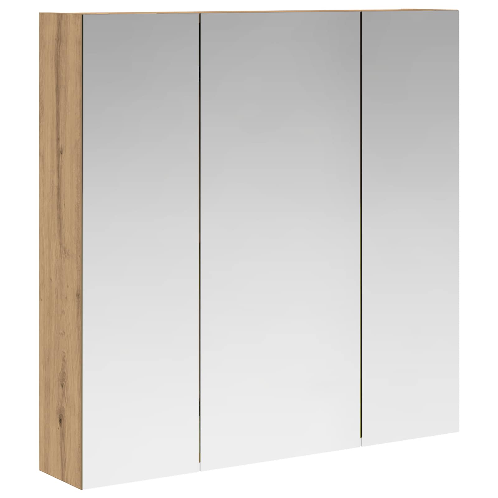 Badezimmerspiegelschrank Kunsthandwerk Eiche 70 X 14,5 X 70 Cm Vidaxl