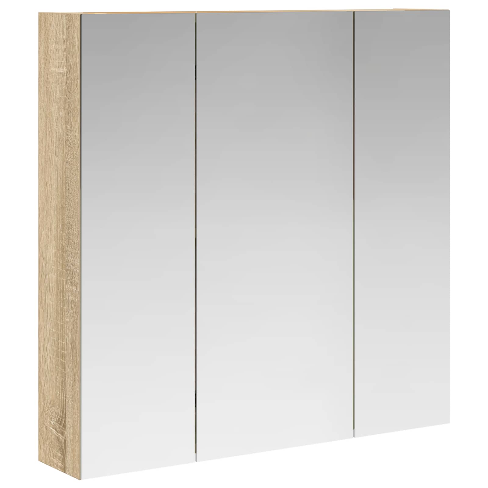 Badezimmerspiegelschrank Sonoma-eiche 70 X 14,5 X 70 Cm Vidaxl
