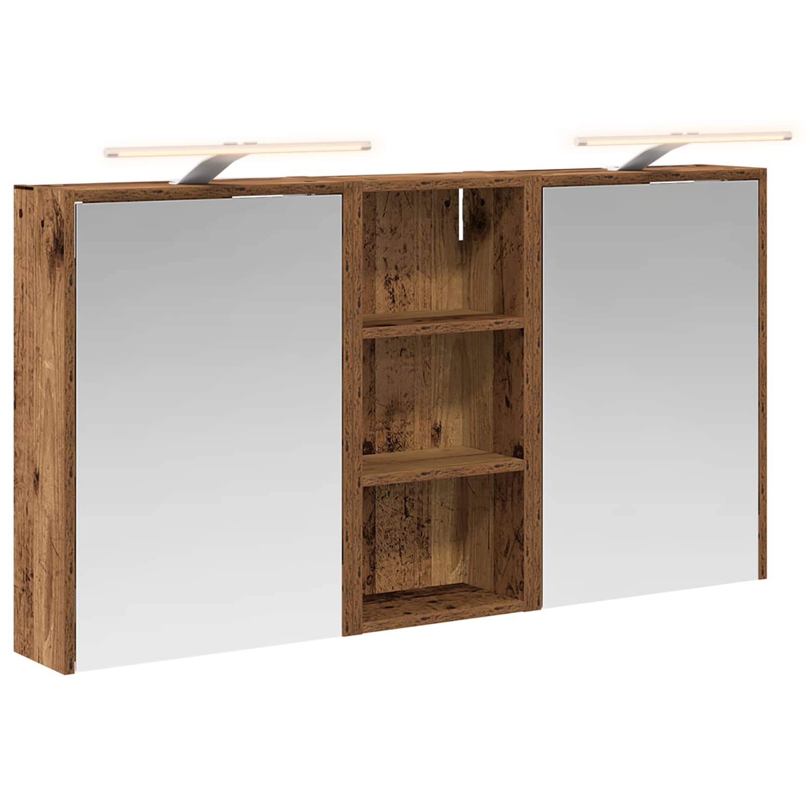 Vidaxl Bathroom Cabinet Set 3 Pcs 116 X 16 X 62.5 Cm Engineered Wood