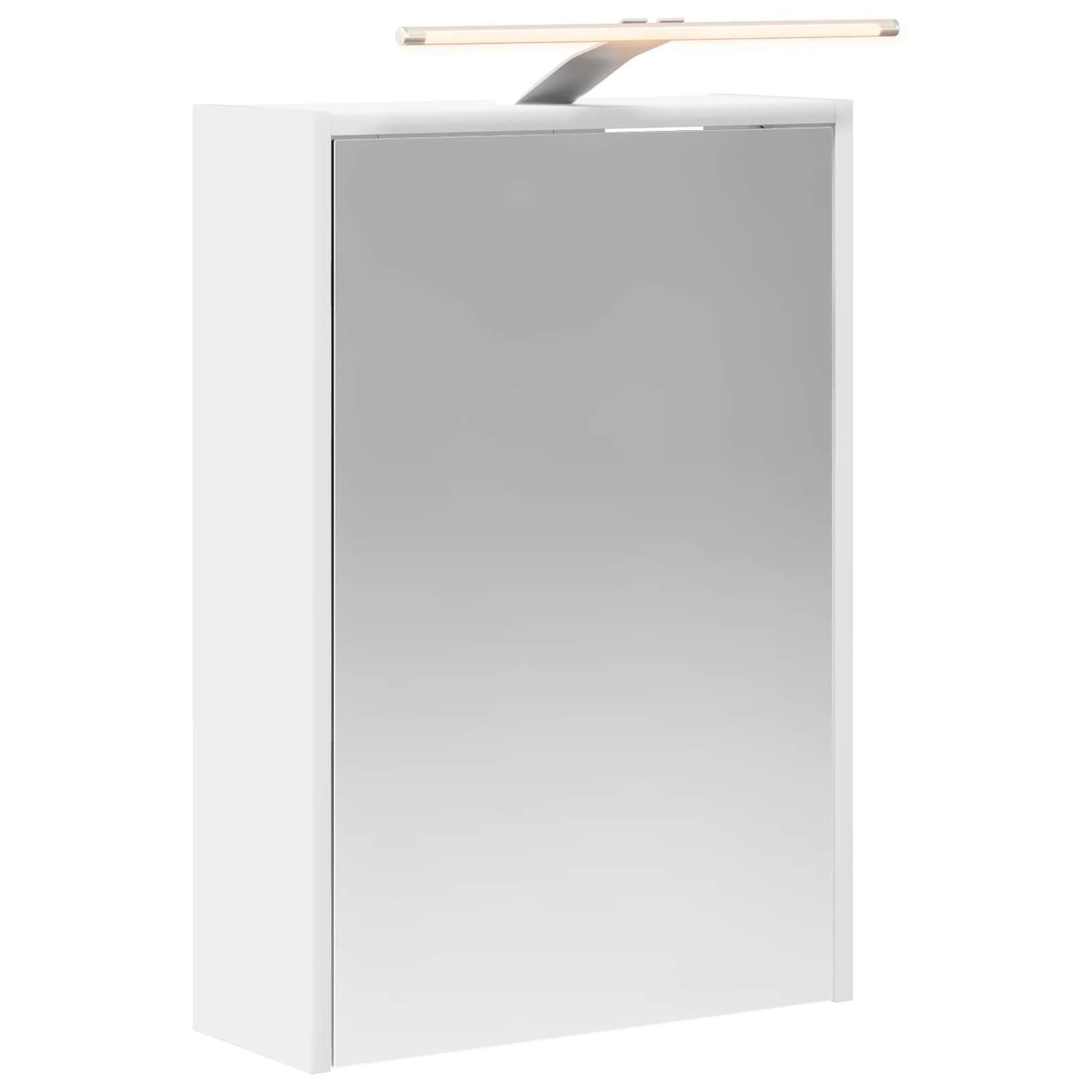 Badezimmerspiegelschrank Weiß 43 X 16 X 62,5 Cm Holzwerkstoff Vidaxl
