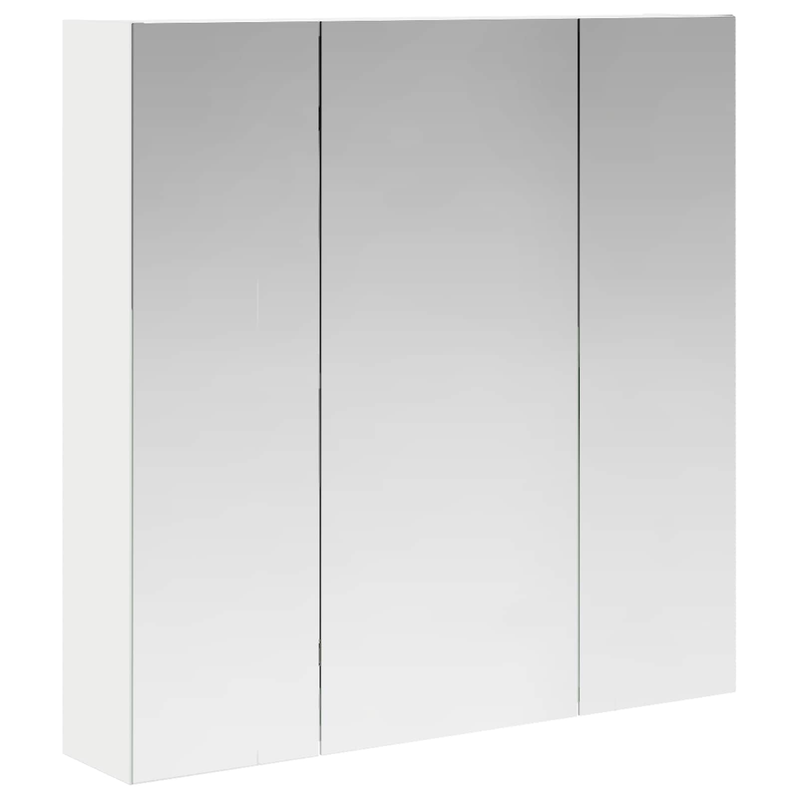 Badezimmerspiegelschrank Weiß 70 X 14,5 X 70 Cm Holzwerkstoff Vidaxl