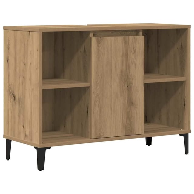 vidaXL Waschbeckenunterschrank Artisan-Eiche 80x33x60 cm Holzwerkstoff 857136