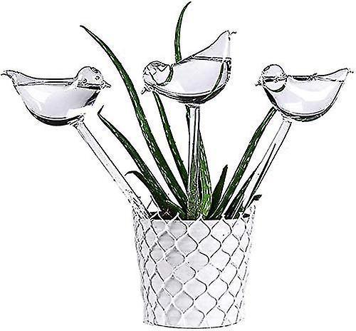 Set Mit 6 Automatischen Rasensprengern Für Zimmer- Und Gartenpflanzen, Inklusive Kunststoffspießen Und Automatischen Bewässerungskugeln.